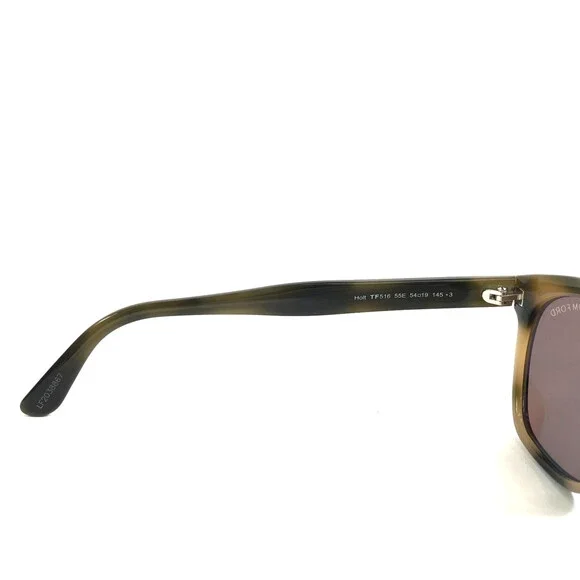 Tom Ford Sunglasses Holt TF516 55E Brown Tortoise Frames with Brown Lenses 54 mm